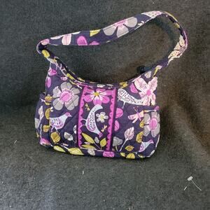 Vera‎ Bradley Floral Nightingale Pattern All-In-One Small Crossbody Bag
